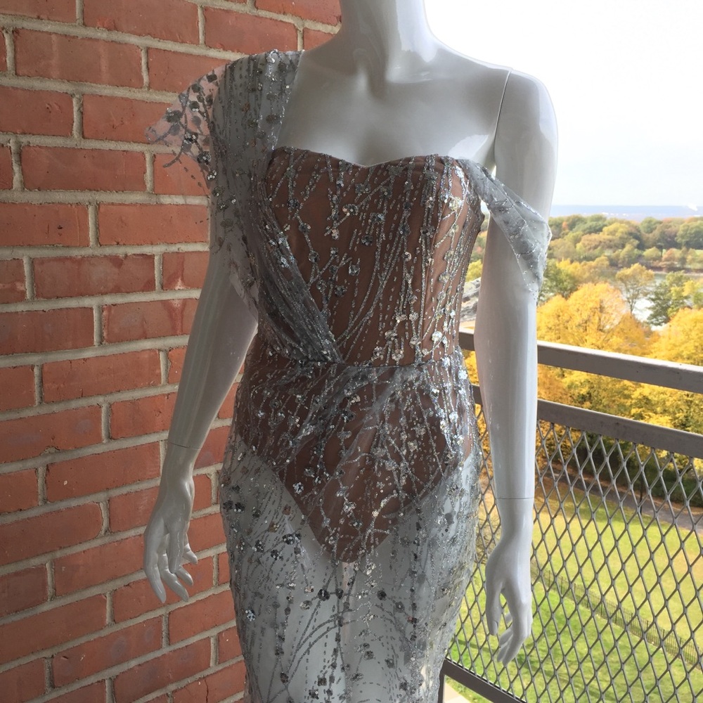 Fairy Dust Sparkle Glitter Dress: Silver - Picture 7 of 13